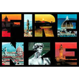 Firenze, 1996, Mischtechnik auf Alucobond, lackiert, 125 cm x 180 cm